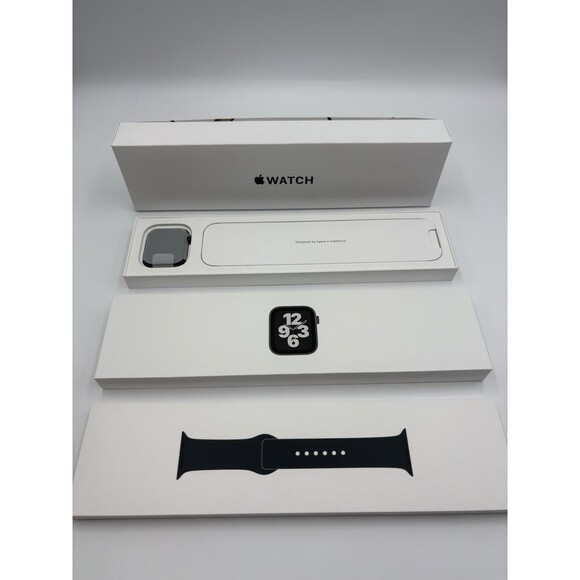 Apple Watch SE 2nd Gen 44MM Midnight Aluminum A2354- Open box - Picture 1 of 6
